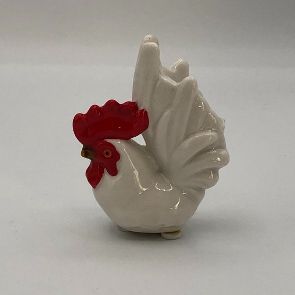Seagull Studio Rooster Figurines Set of 2 - Picture 7 of 11